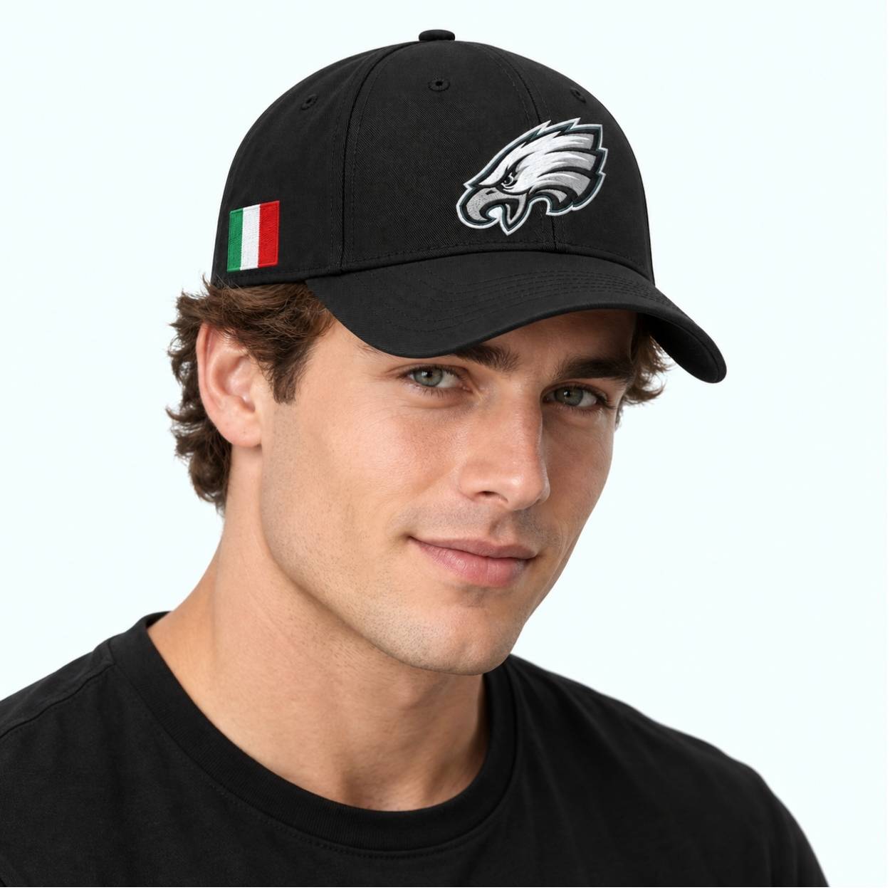 Philadelphia Eagles Italian Flag Hat 4 Philadelphia Eagles Italian Flag Hat 3