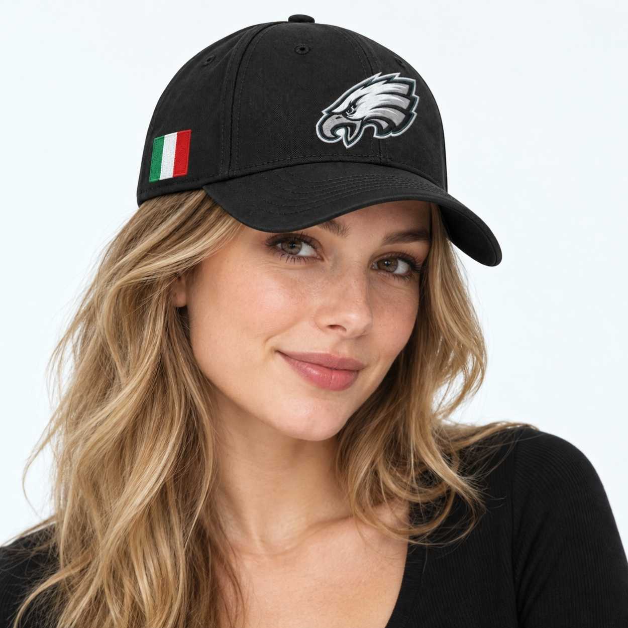 Philadelphia Eagles Italian Flag Hat 3 Philadelphia Eagles Italian Flag Hat 4