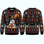 Spooky Season For A Brighter World Halloween Autism Awareness Sweater
