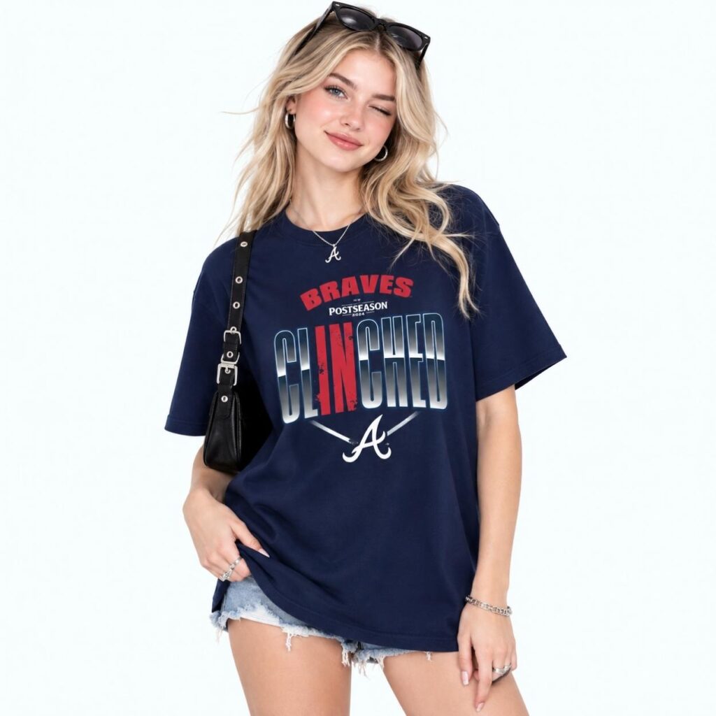 2026 Braves Clinched Postseason Shirt 4