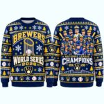 2026 Brewers World Series Champions Ugly Sweater