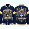 2026 Brewers World Series National League Champions Baseball Jacket 1