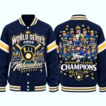 2026 Brewers World Series National League Champions Baseball Jacket