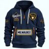 2026 Brewers World Series Quarter Zip Hoodie 2