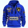 2026 Brewers World Series Quarter Zip Hoodie 3