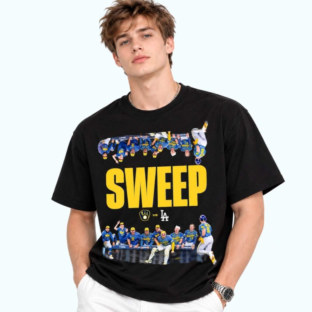 2026 Milwaukee Brewers NLCS Sweep Dodgers Shirt 4