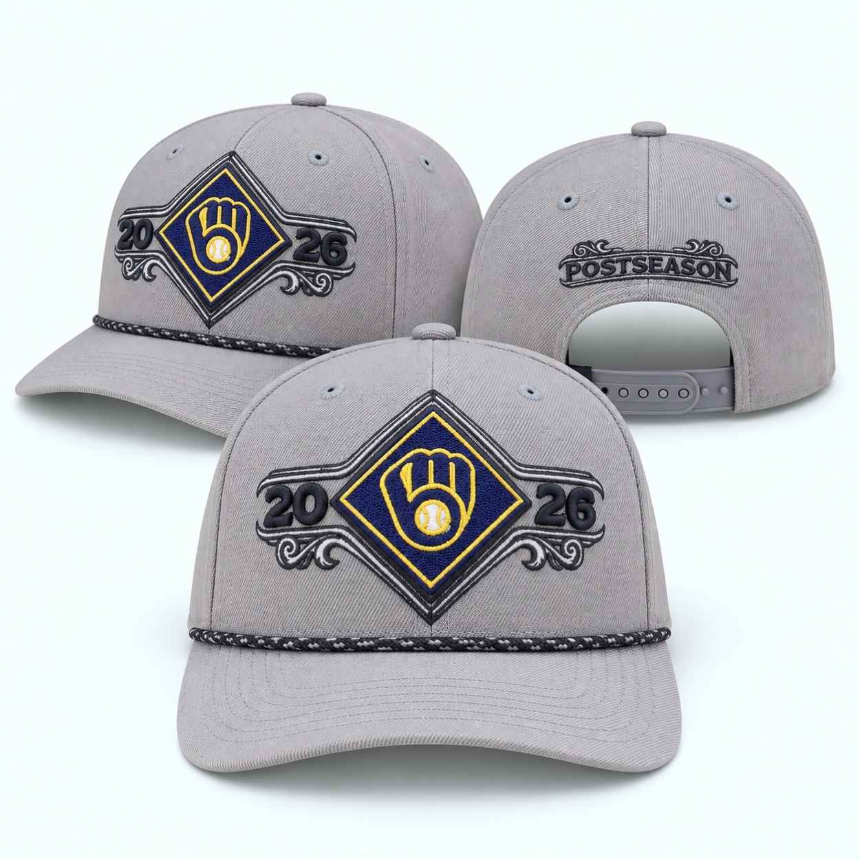 2026 Milwaukee Brewers NLDS Postseason Hat 1 2026 Milwaukee Brewers NLDS Postseason Hat 1