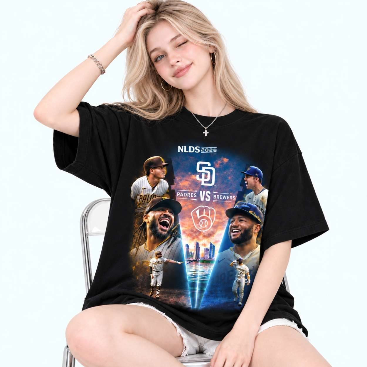 2026 Padres vs Brewers NLDS Shirt 3 2026 Padres vs Brewers NLDS Shirt 3
