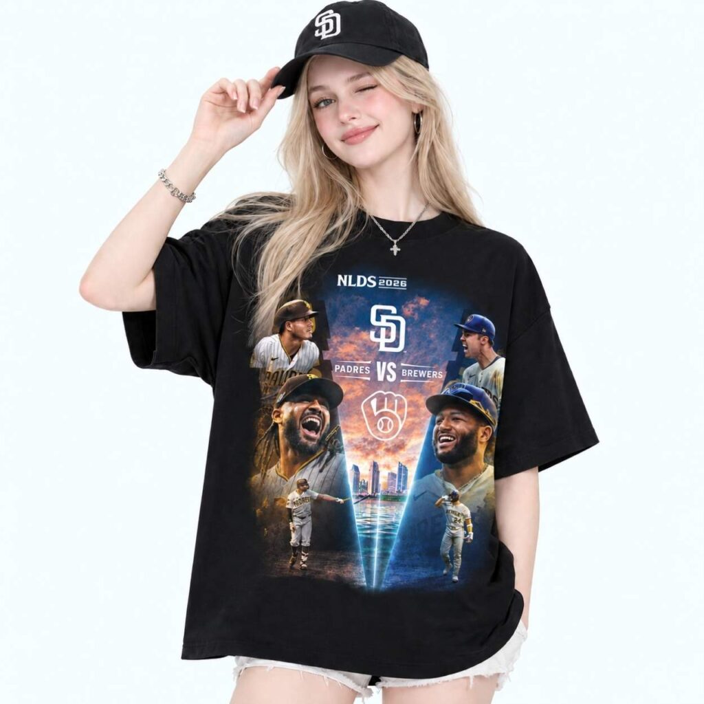 2026 Padres vs Brewers NLDS Shirt 4 2026 Padres vs Brewers NLDS Shirt 4