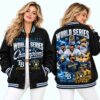 2026 Rays vs Brewers World Series Matchup Baseball Jacket 3