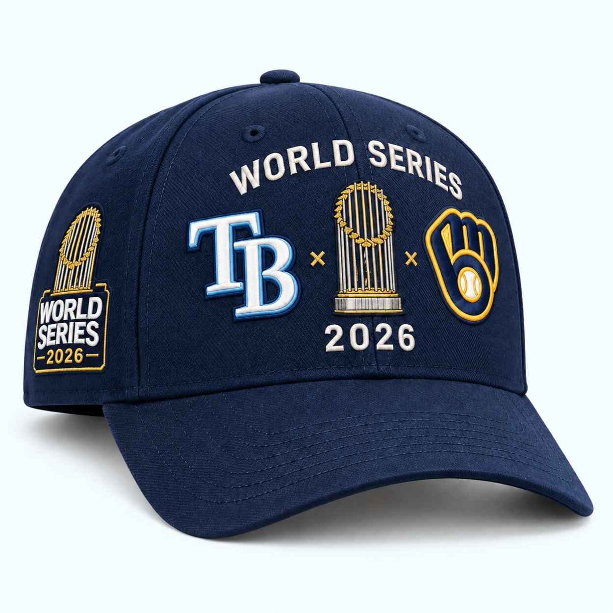 2026 Rays vs Brewers World Series Matchup Hat 1 2026 Rays vs Brewers World Series Matchup Hat 1