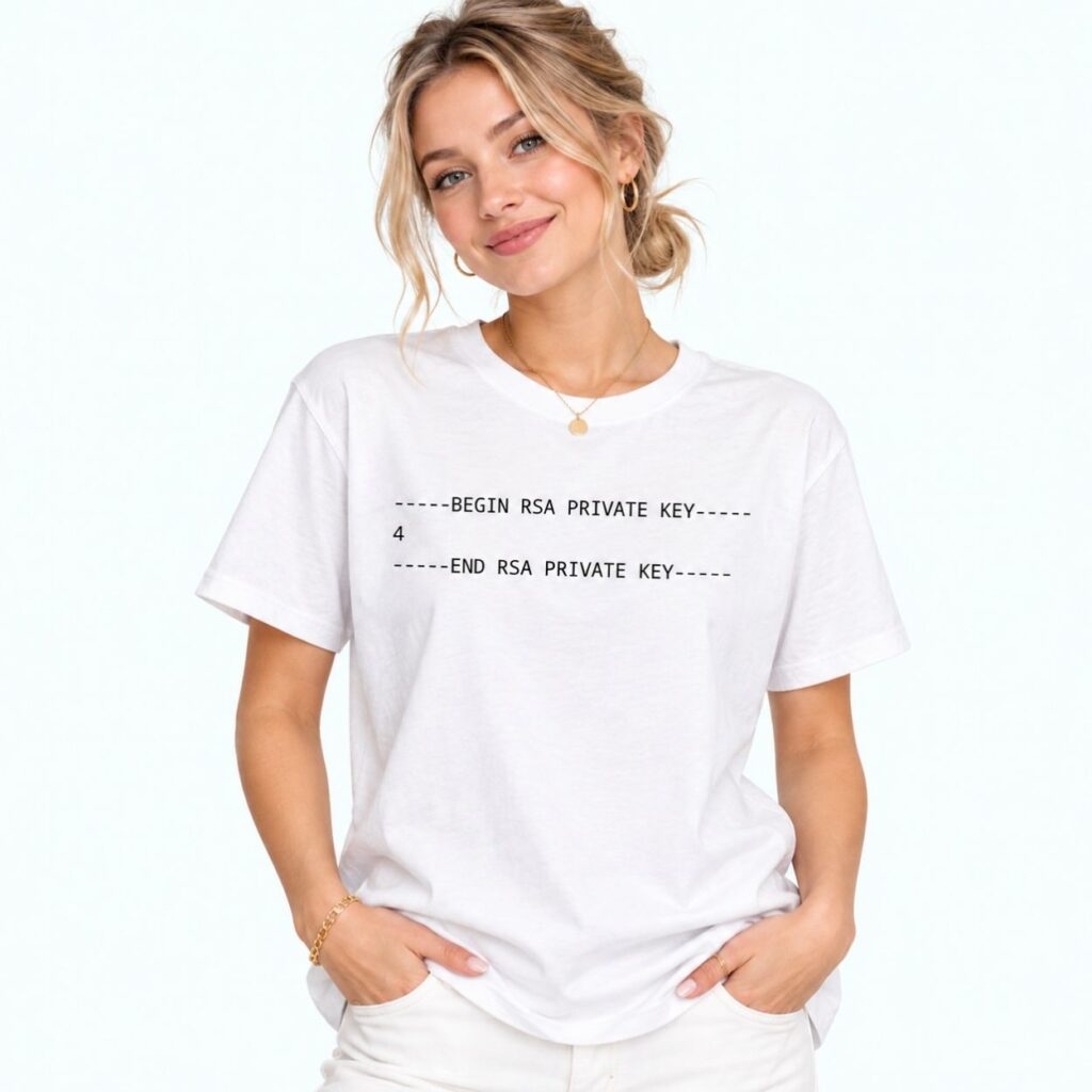 Begin RSA Private Key 4 End RSA Private Key Shirt 4