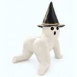 Booty Crawling Ghost Witch Halloween Decor Figurine