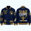 Brewers 2026 Division Series Champions Take October Baseball Jacket 8 Brewers 2026 Division Series Champions Take October Baseball Jacket 1