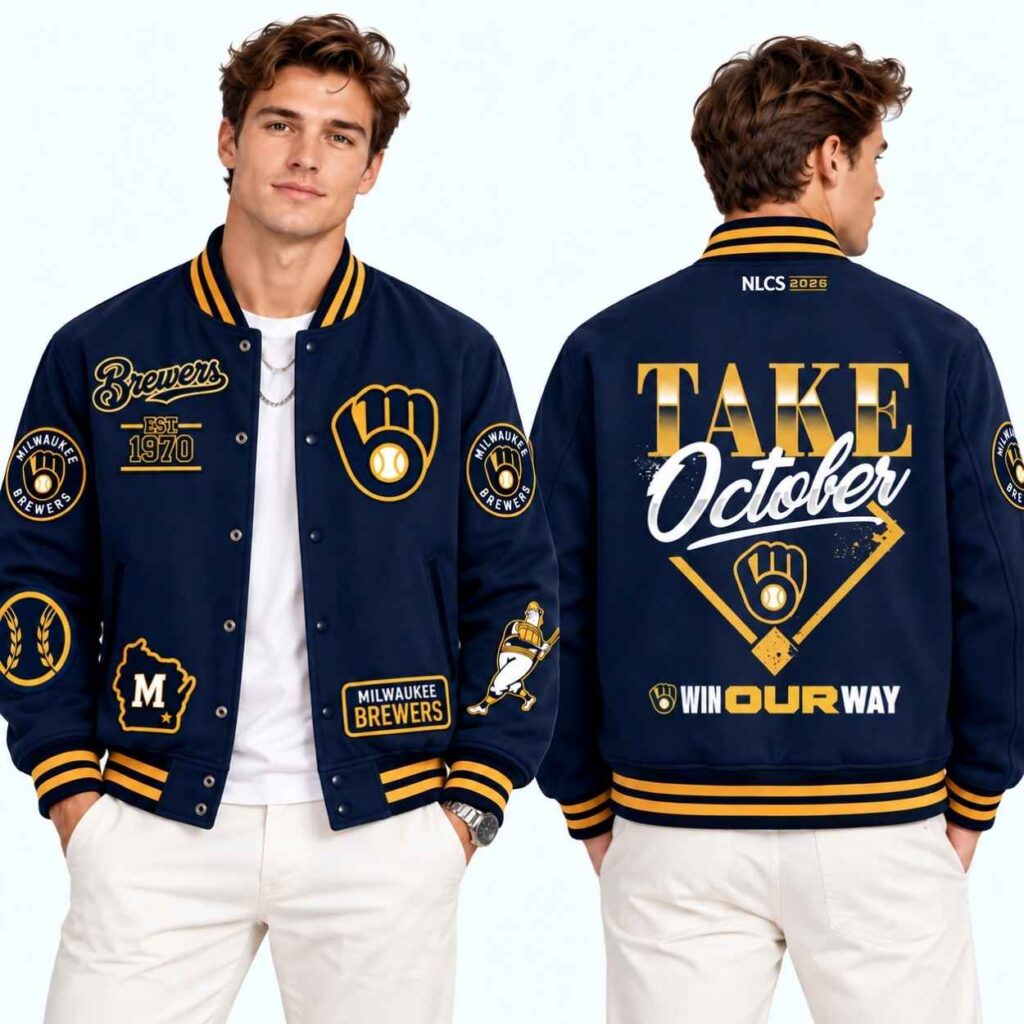 Brewers 2026 Division Series Champions Take October Baseball Jacket 2