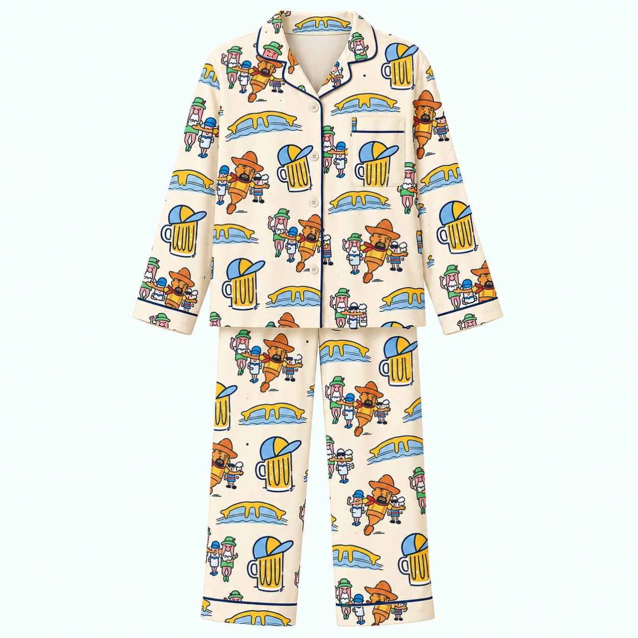 Brewers 2026 World Series Celebration Pajama Set 1 Brewers 2026 World Series Celebration Pajama Set 1