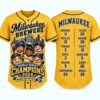 Brewers World Series Champions 2026 Roster Baseball Jersey 8 Brewers World Series Champions 2026 Roster Baseball Jersey 1