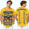 Brewers World Series Champions 2026 Roster Baseball Jersey 2