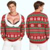 Busty Funny 3D Ugly Christmas Sweater 2