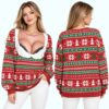 Busty Funny 3D Ugly Christmas Sweater 3