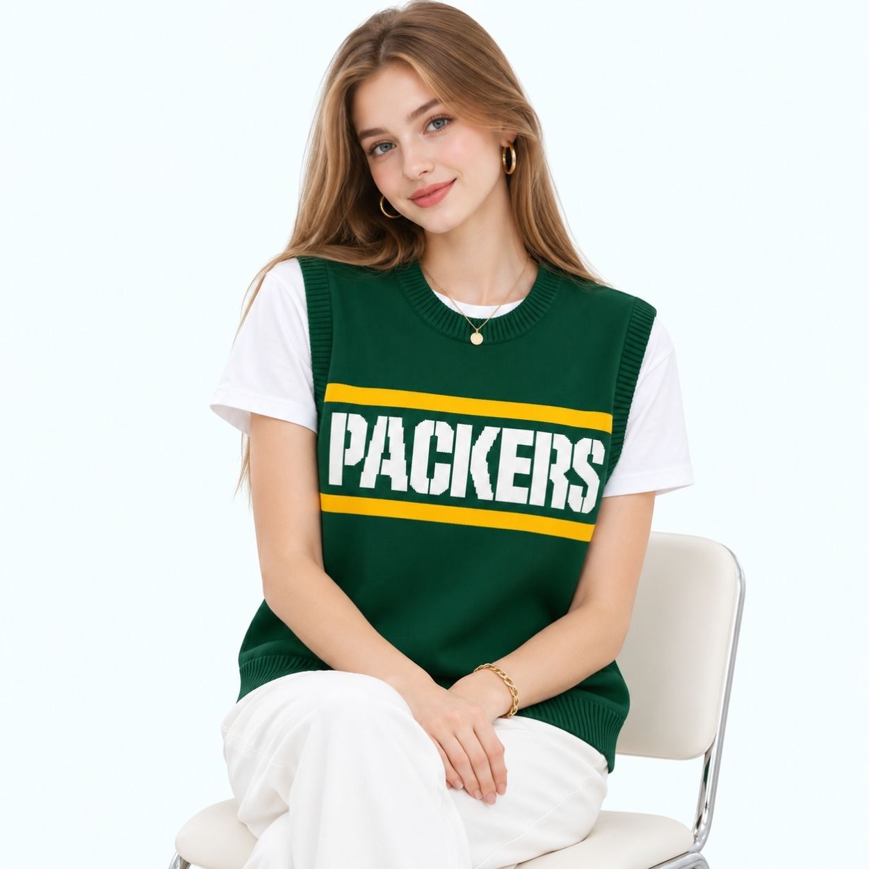 Coach Mike Ditka Packers Sweater Vest 2 Coach Mike Ditka Packers Sweater Vest 2