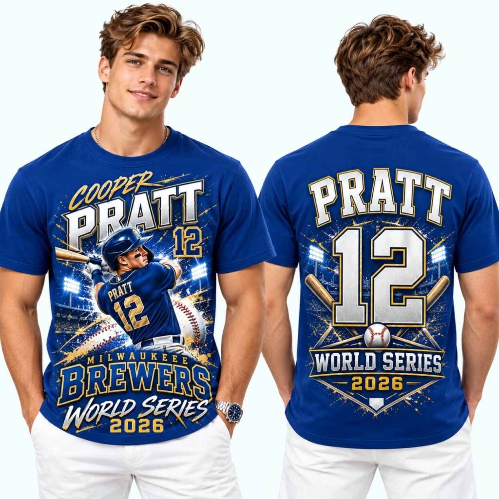 Cooper Pratt Brewers 12 World Series 2026 Baseball Shirt 2