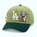 Dodgers Japan Lucky Cat Matcha Hat