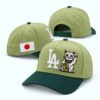 Dodgers Japan Lucky Cat Matcha Hat 3