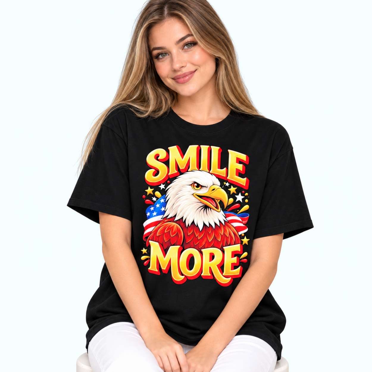 Eagle American Smile More Shirt 3 Eagle American Smile More Shirt 3