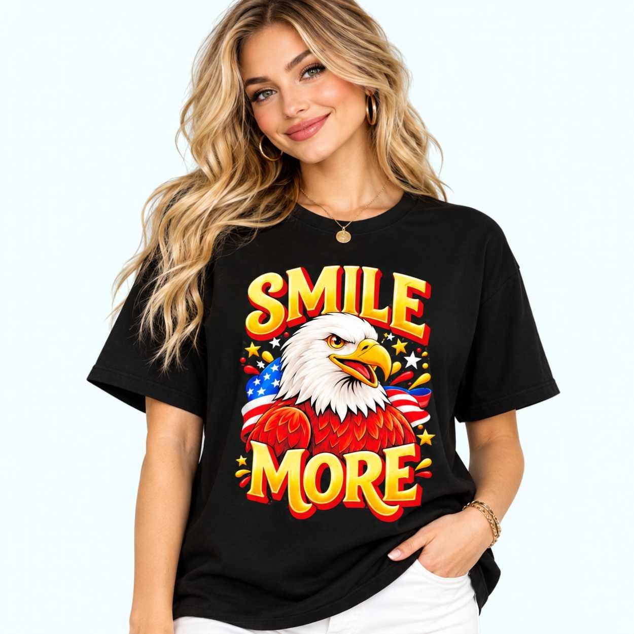 Eagle American Smile More Shirt 4 Eagle American Smile More Shirt 4
