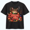 Funny Christmas Cat Festive As Fuck Shirt 1
