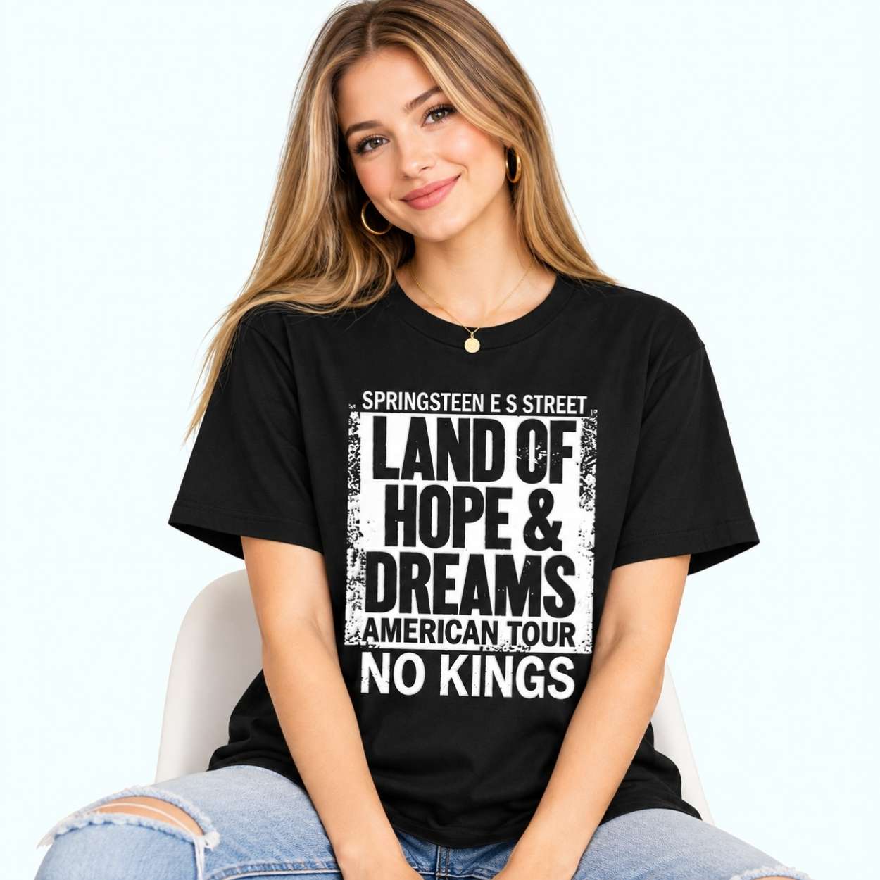 Jack Smith Springsteen E Street Land Of Hope & Dreams No Kings Shirt 2 Jack Smith Springsteen E Street Land Of Hope Dreams No Kings Shirt 2