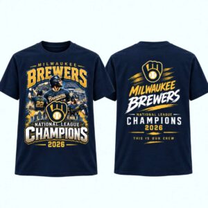 2026 Milwaukee Brewers National League Champions Shirt 1