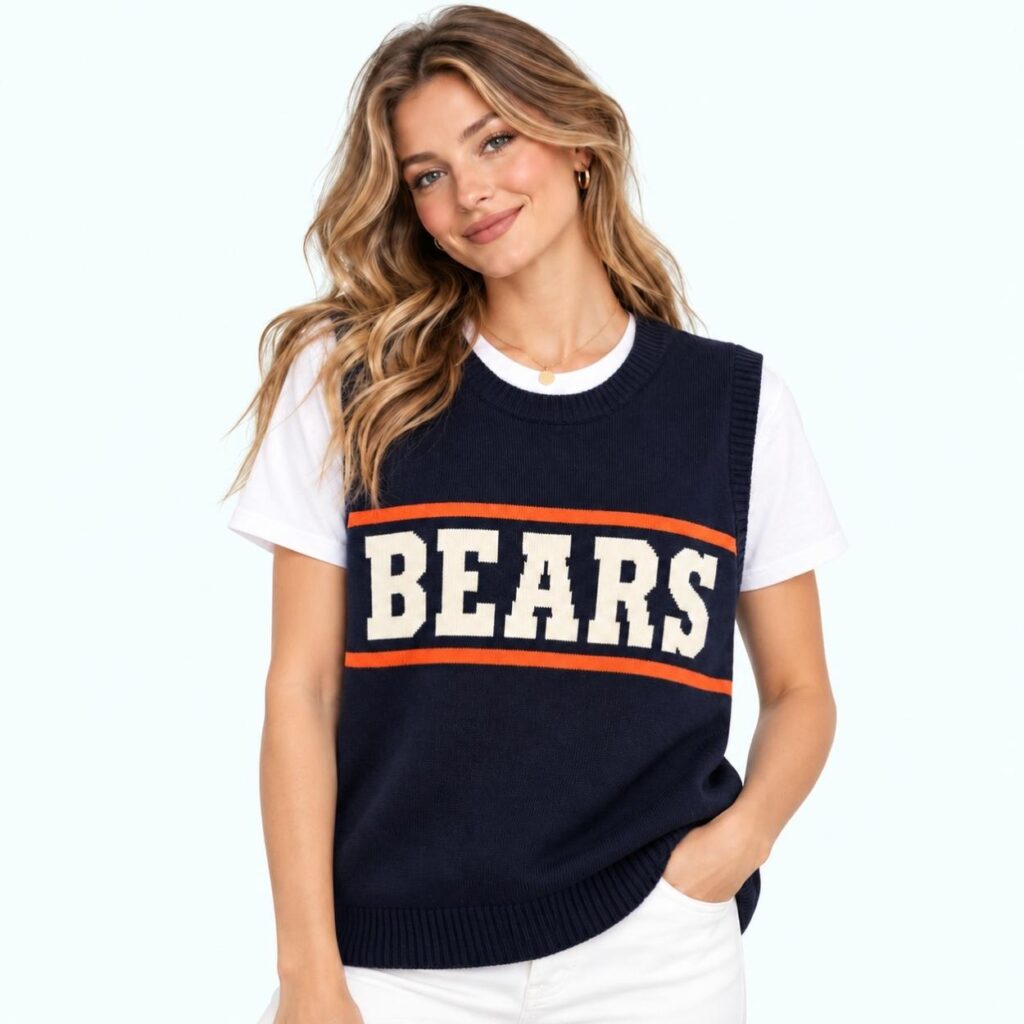 Mike Ditka Bears Sweater Vest 3 Mike Ditka Bears Sweater Vest 3