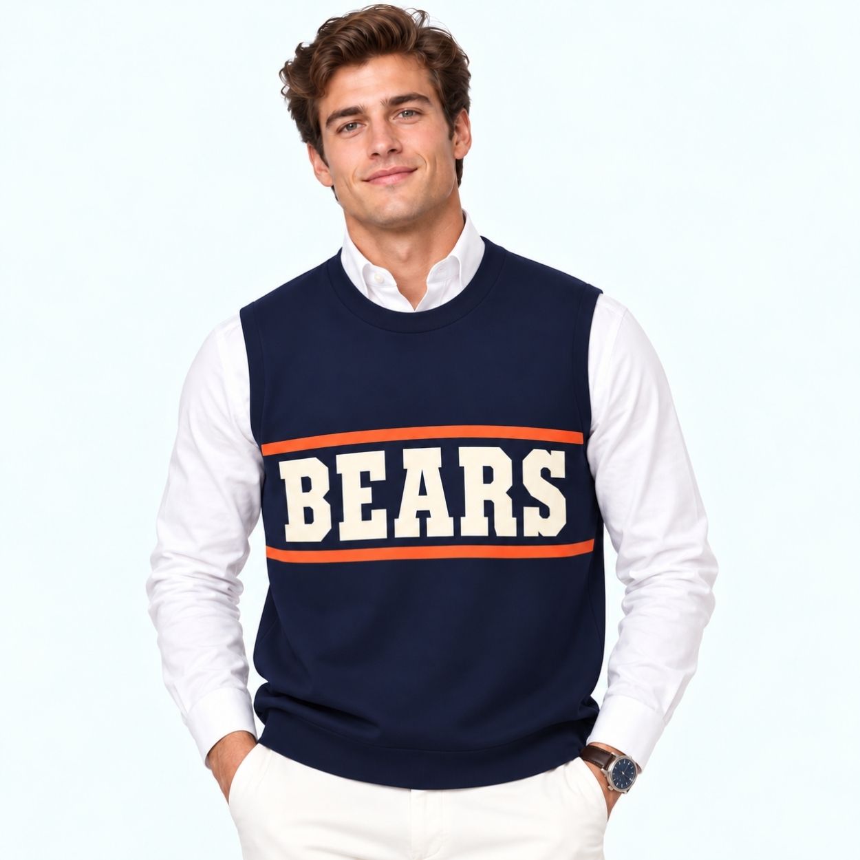 Mike Ditka Bears Sweater Vest 4 Mike Ditka Bears Sweater Vest 4