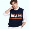 Mike Ditka Bears Win Sweater Vest 7 Mike Ditka Bears Win Sweater Vest 4