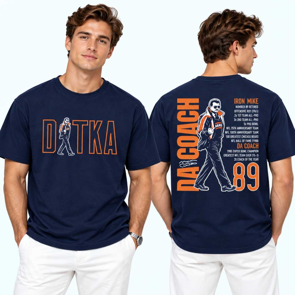 Mike Ditka Da Coach Iron Mike 89 Chicago Bears Shirt 4 Mike Ditka Da Coach Iron Mike 89 Chicago Bears Shirt 4