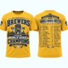 Milwaukee Brewers 2026 World Series Champions First Title Roster Shirt 8 Milwaukee Brewers 2026 World Series Champions First Title Roster Shirt 1
