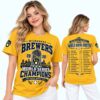 Milwaukee Brewers 2026 World Series Champions First Title Roster Shirt 4