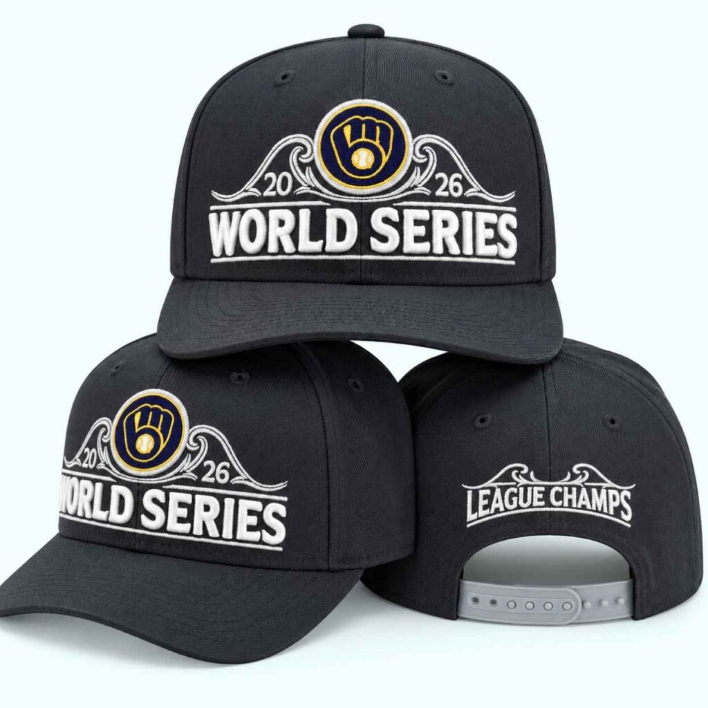 Milwaukee Brewers 2026 World Series Locker Room Hat 1