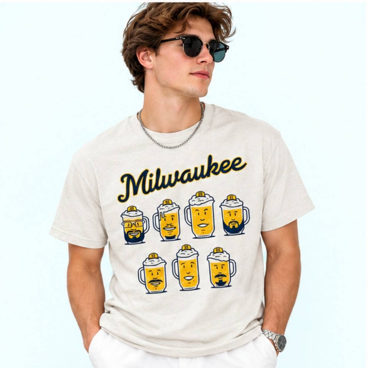 Milwaukee Brewers Beer Pitchers Shirt 2 Milwaukee Brewers Beer Pitchers Shirt 2