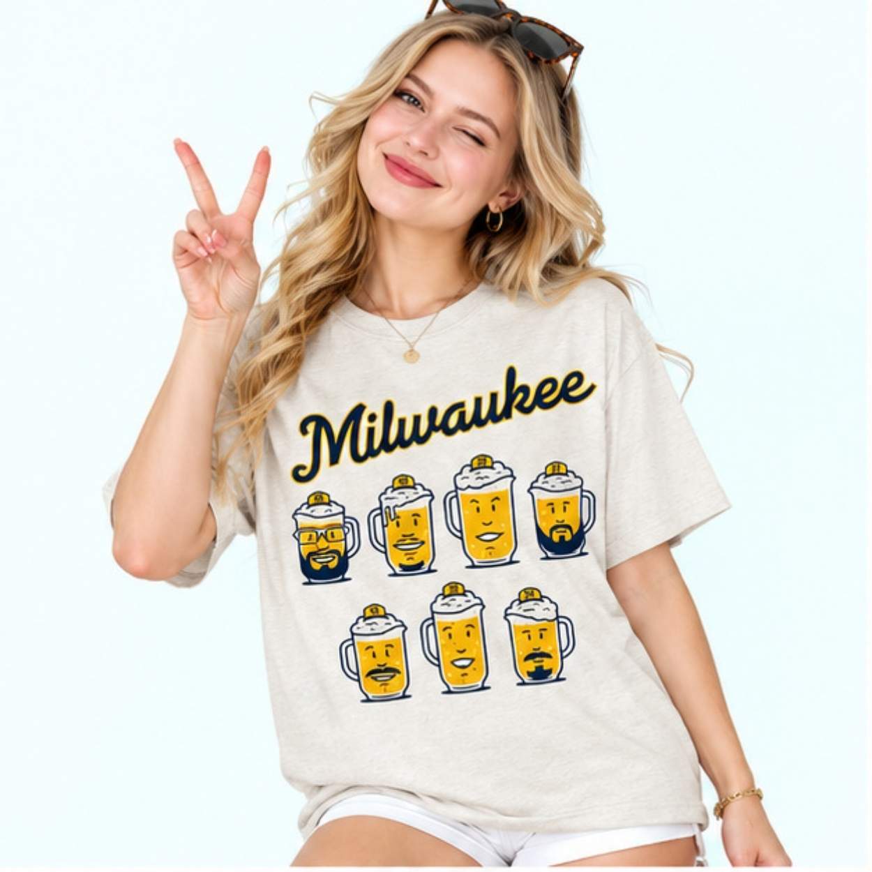 Milwaukee Brewers Beer Pitchers Shirt 4 Milwaukee Brewers Beer Pitchers Shirt 4