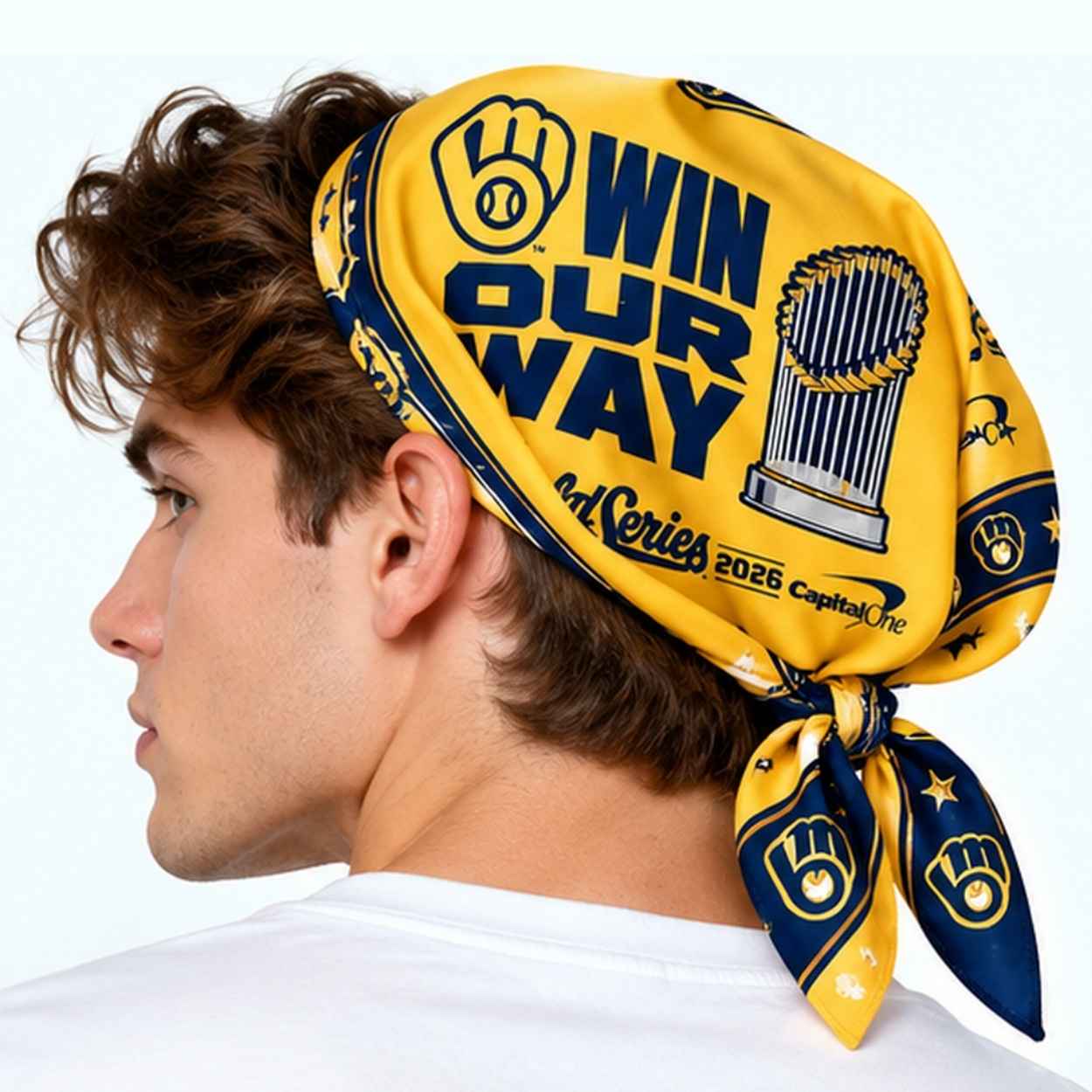 Milwaukee Brewers Win Our Way World Series 2026 Bandana 3 Milwaukee Brewers Win Our Way World Series 2026 Bandana 3