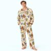 Milwaukee Brewers World Series 2026 Celebration Baseball Beer Cartoon Pajama Set 2