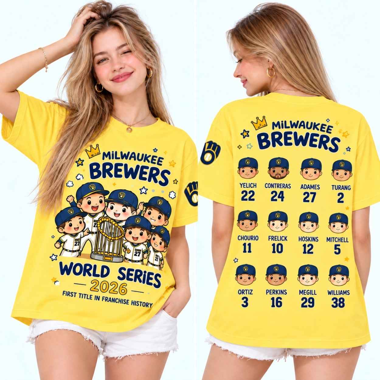 Milwaukee Brewers World Series 2026 First Championship Shirt 2 Milwaukee Brewers World Series 2026 First Championship Shirt 2