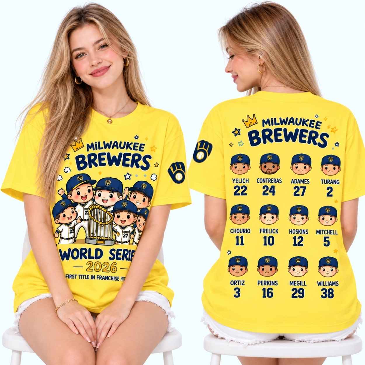 Milwaukee Brewers World Series 2026 First Championship Shirt 3 Milwaukee Brewers World Series 2026 First Championship Shirt 3