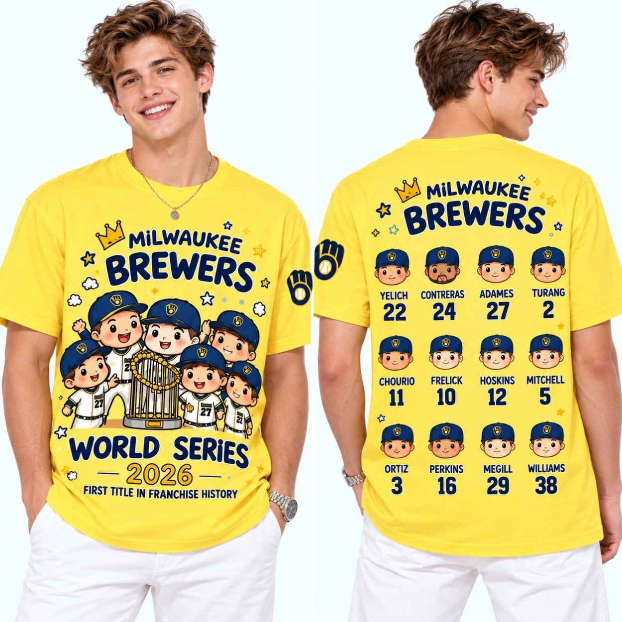 Milwaukee Brewers World Series 2026 First Championship Shirt 4 Milwaukee Brewers World Series 2026 First Championship Shirt 4