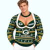 Packers Jingle Boobs Personalized Ugly Christmas Sweater 6 Packers Jingle Boobs Personalized Ugly Christmas Sweater 3
