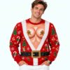 Sexy Santa Gingerbread Christmas Ugly Sweater 3