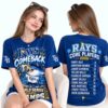 Tampa Bay Rays Comeback World Series 2026 Champions Core Players T Shirt 4